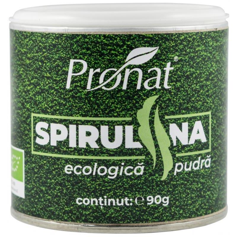 Spirulina Pulbere Bio 90gr Pronat