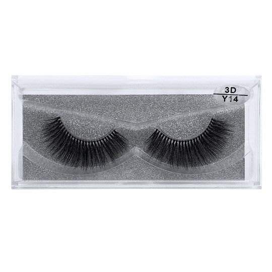 Gene false 3D Moonbasa Nails, 3D-Y14, Hipoalergenice, Negru