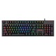 Tastatura mecanica, Gaming, RGB, Negru