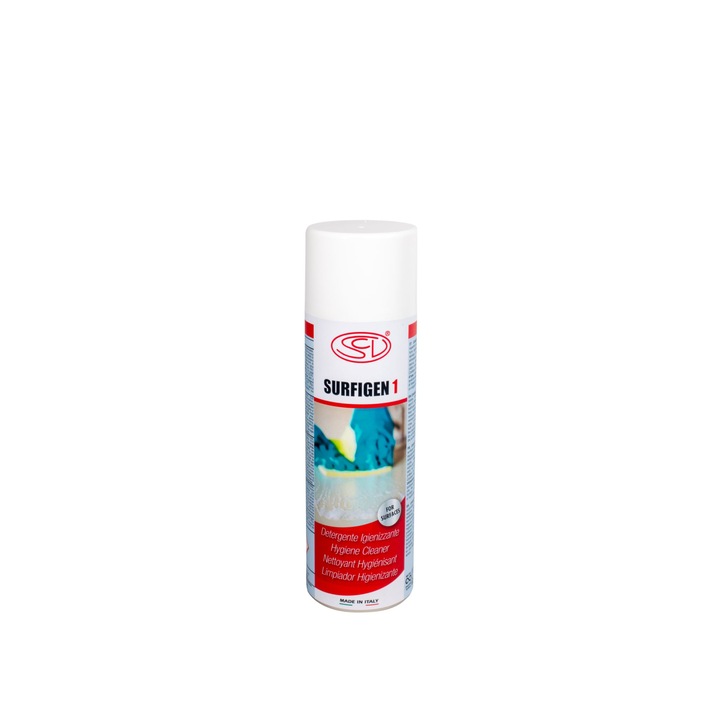 Spray spuma detergent igienizant pentru suprafete, SURFIGEN 1, tub 500 ml