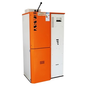 Centrala termica pe peleti Fornello Simpell Easy 60 kw, curatare mecanica arzator si schimbator de caldura, arzator din inox, pompa de circulatie, tiraj fortat, buncar 190L, Ecodesign A+ Centrala termica pe peleti Fornello Simpell Easy 60 kw, curatare mecanica arzator si schimbator de caldura, arzator din inox, pompa de circulatie, tiraj fortat, buncar 190L, Ecodesign A+