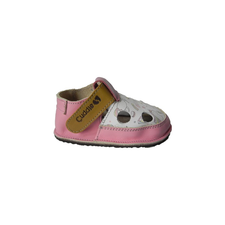 Детски сандали, Cuddle Shoes Unicorn, розови