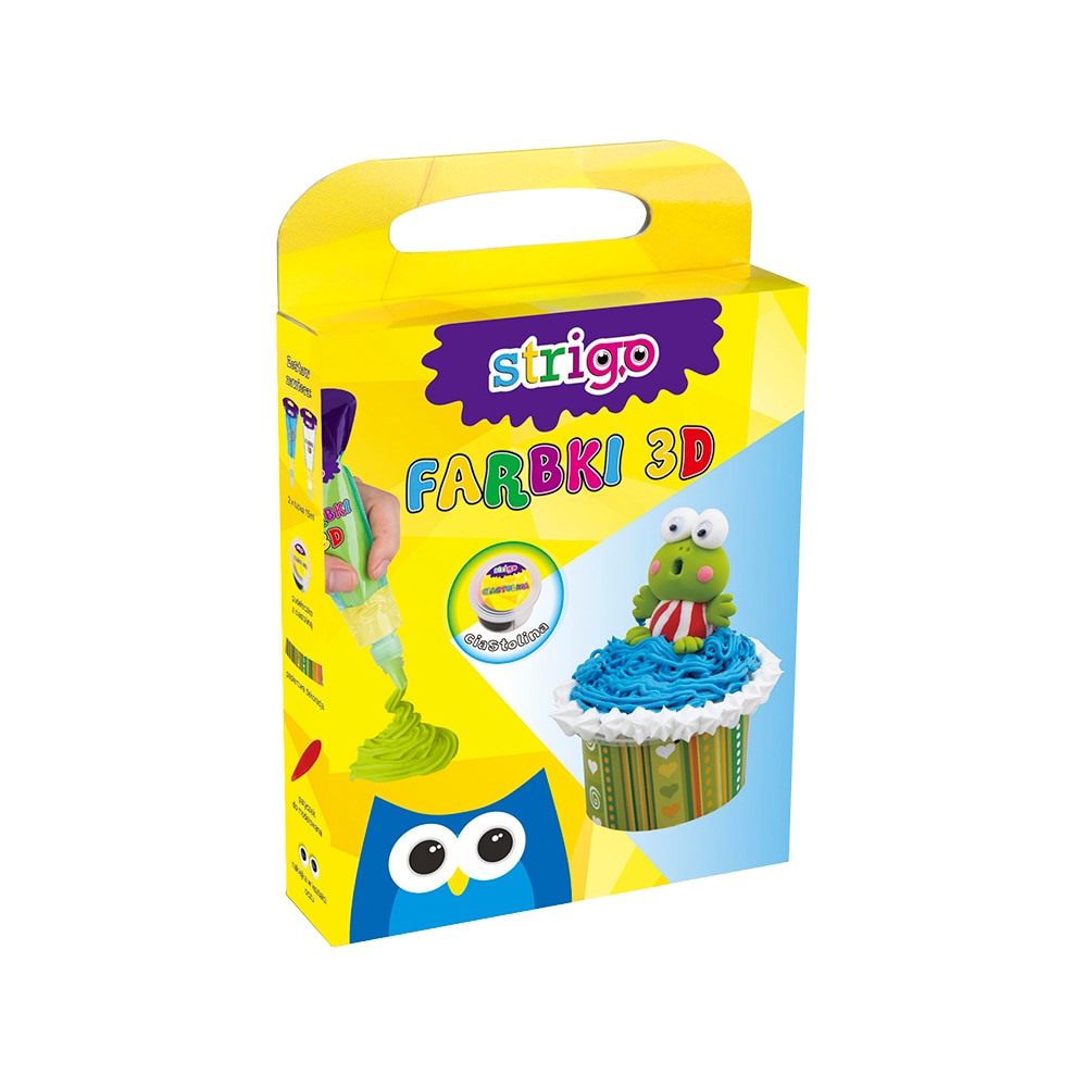 Vopsele 3D, Strigo, Briosa broscuta, 3 bucati