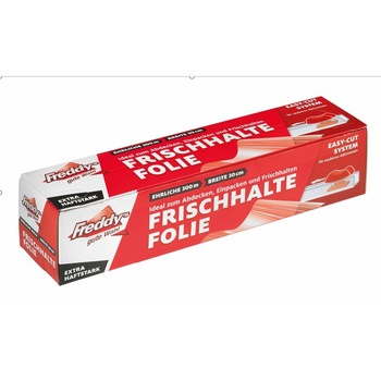 Folie alimentara Freddy PVC 45 cm x 300 m, 8 microni Folie alimentara Freddy PVC 45 cm x 300 m, 8 microni