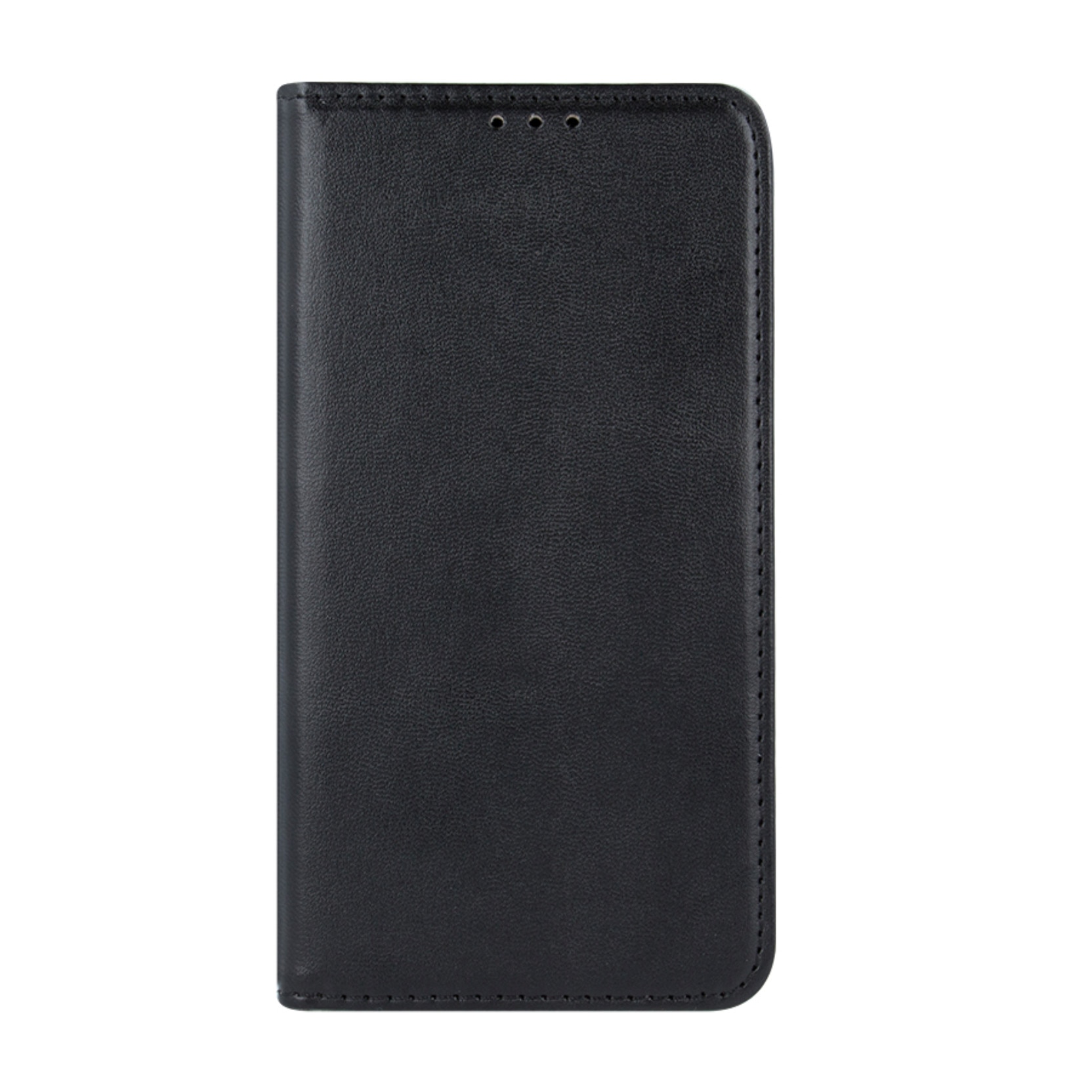 Husa magnetica stil carte pentru Samsung Galaxy A51, protectie spate si fata, piele ecologica, negru, BBL1574