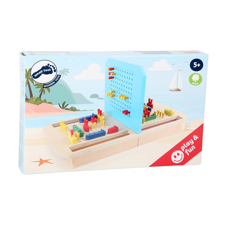 Игра Бойни кораби Small Foot, Дървена