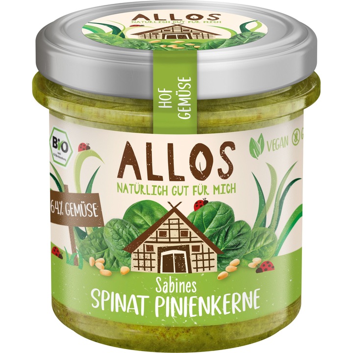Crema tartinabila Eco, vegan cu spanac 135 g