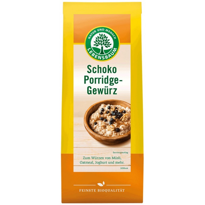 Amestec bio de condimente pentru terci cu ciocolata, Lebensbaum 45g