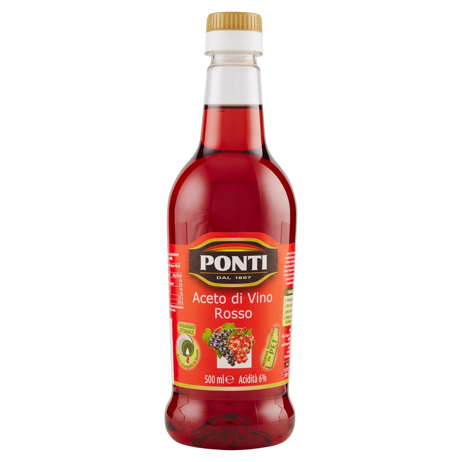 Otet Din Vin Rosu Ponti 500 ml