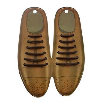 Sireturi Elastice din Silicon pentru pantofi eleganti din piele, functie NO TOUCH, SIRETILA®, Maro Sireturi Elastice din Silicon pentru pantofi eleganti din piele, functie NO TOUCH, SIRETILA®, Maro