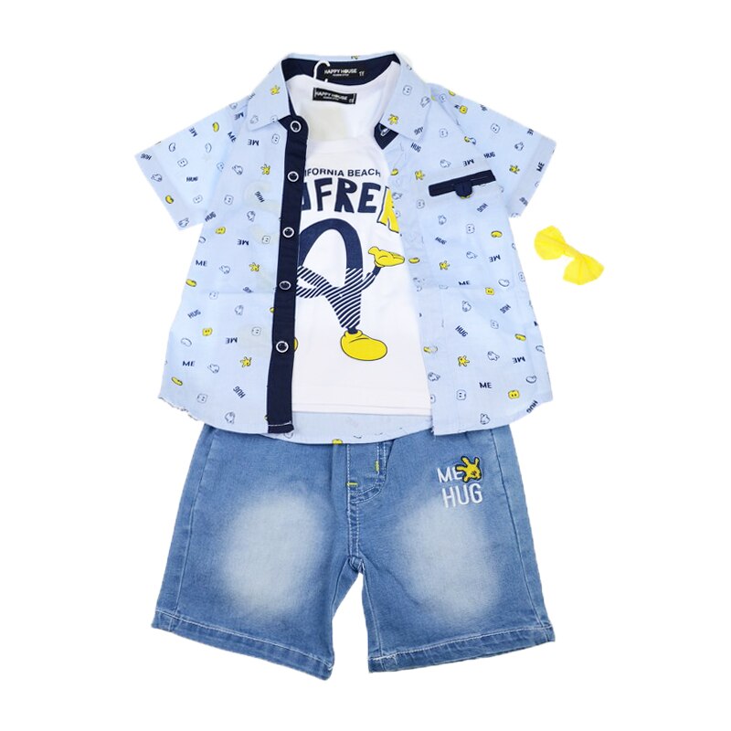 Compleu 4 piese pentru baieti Happy House JF-1829A1, Multicolor