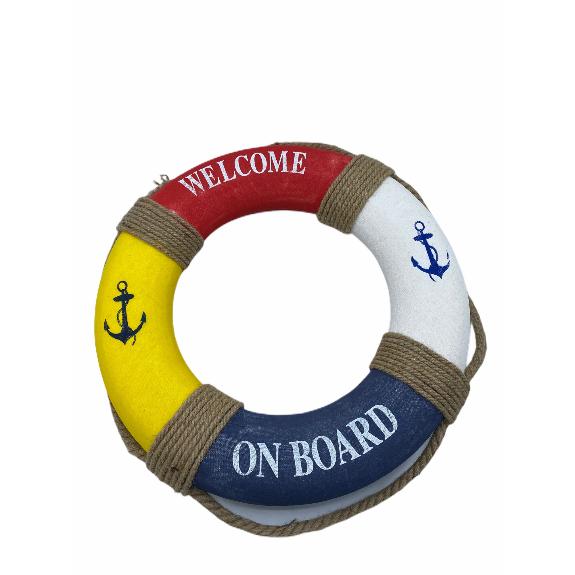 Decoratiune Atelier colac, Polistiren, Multicolor, 50 cm