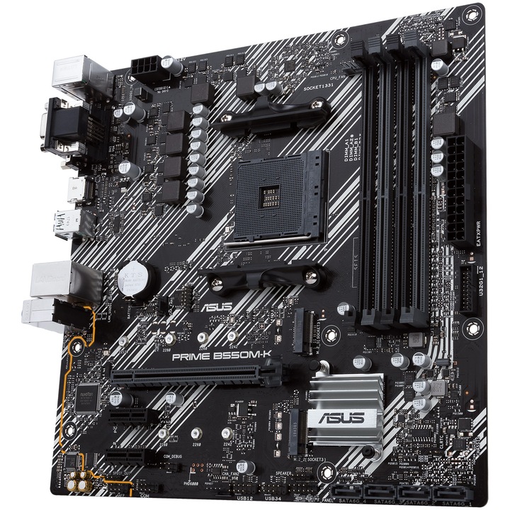 Placa de baza ASUS PRIME B550M-K, Socket AM4