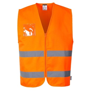 Vesta de lucru Hi-Vis Polycotton Portocaliu L Vesta de lucru Hi-Vis Polycotton Portocaliu L