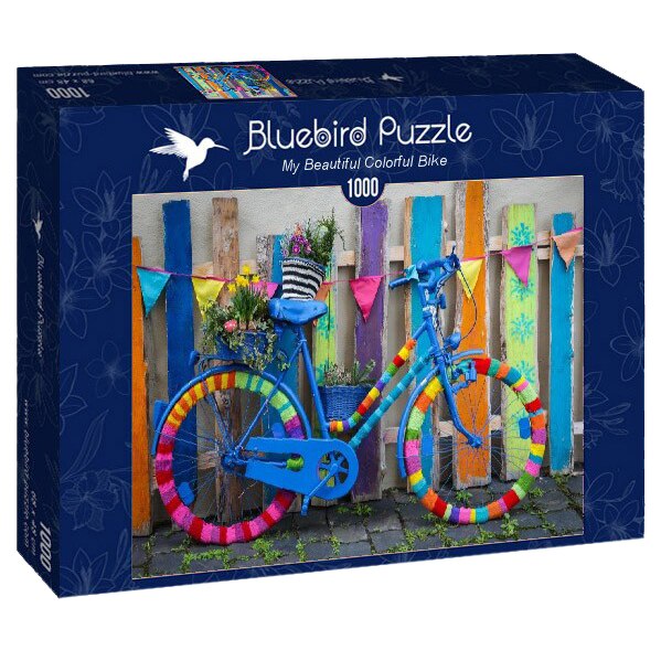 Puzzle Bluebird - My beautiful colorful bike, 1000 piese