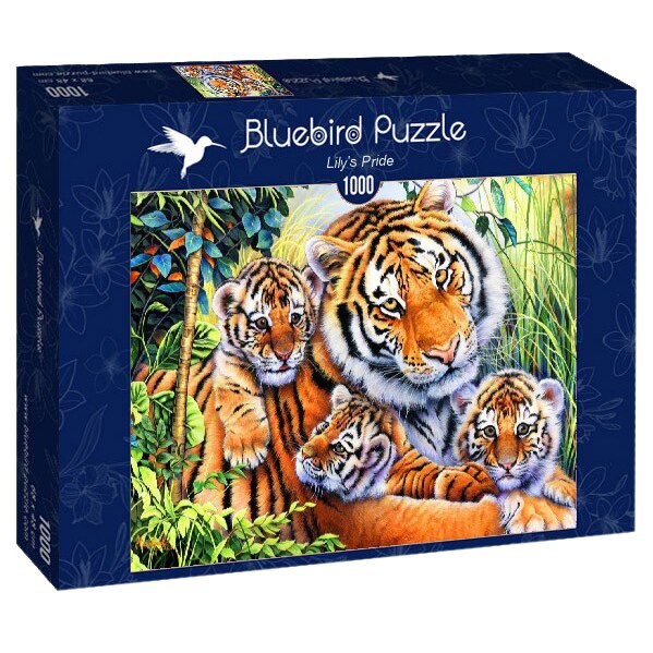 Puzzle Bluebird - Lily's pride, 1000 piese