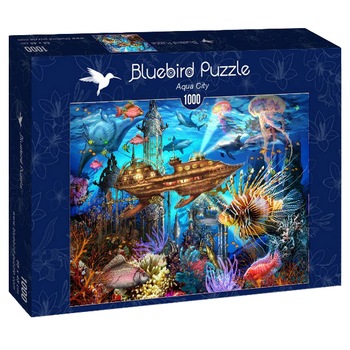 Puzzle Bluebird - Marchetti Ciro, Aqua city, 1000 piese