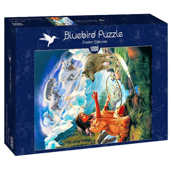 Puzzle Bluebird - Dream catcher, 1000 piese
