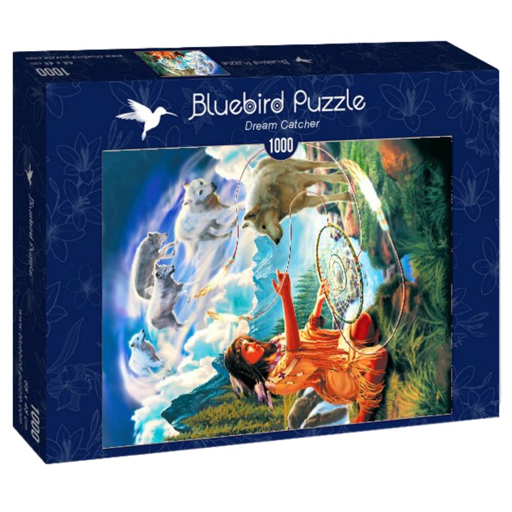 Puzzle Bluebird - Dream catcher, 1000 piese