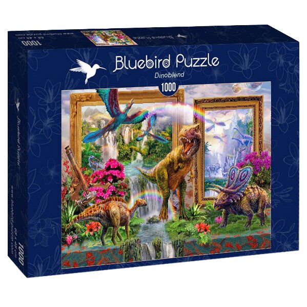Puzzle Bluebird - Dinoblend, 1000 piese