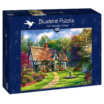 Puzzle Bluebird - Dominic Davison, The hideaway cottage, 1000 piese Puzzle Bluebird - Dominic Davison, The hideaway cottage, 1000 piese