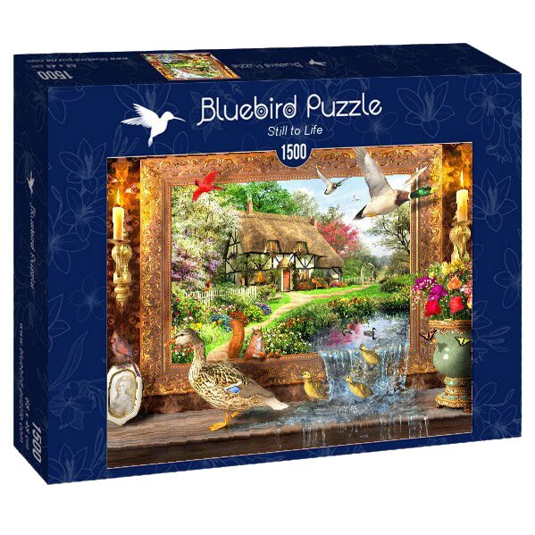 Puzzle Bluebird - Dominic Davison, Still to life, 1500 piese