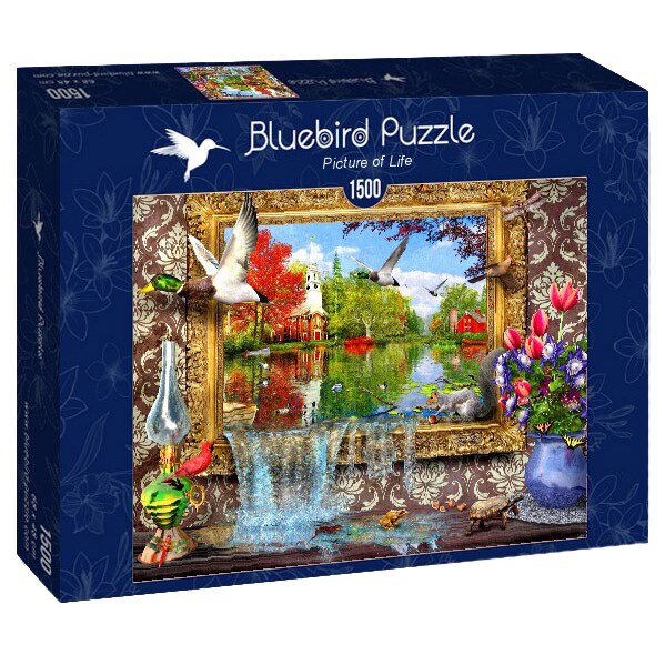 Puzzle Bluebird - Dominic Davison, Picture of life, 1500 piese