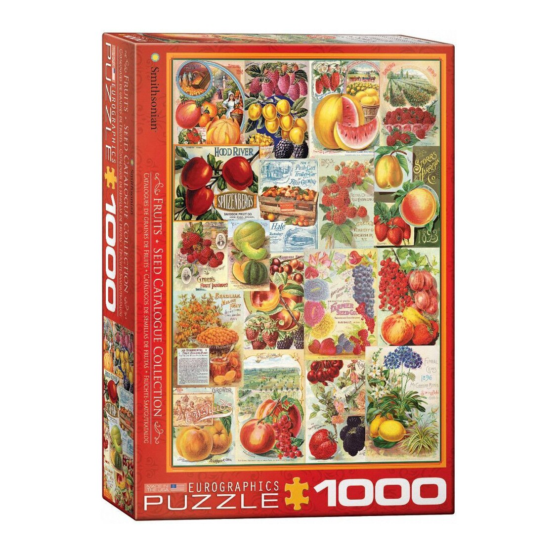 Puzzle Eurographics - Fruits seed catalogue, 1000 piese