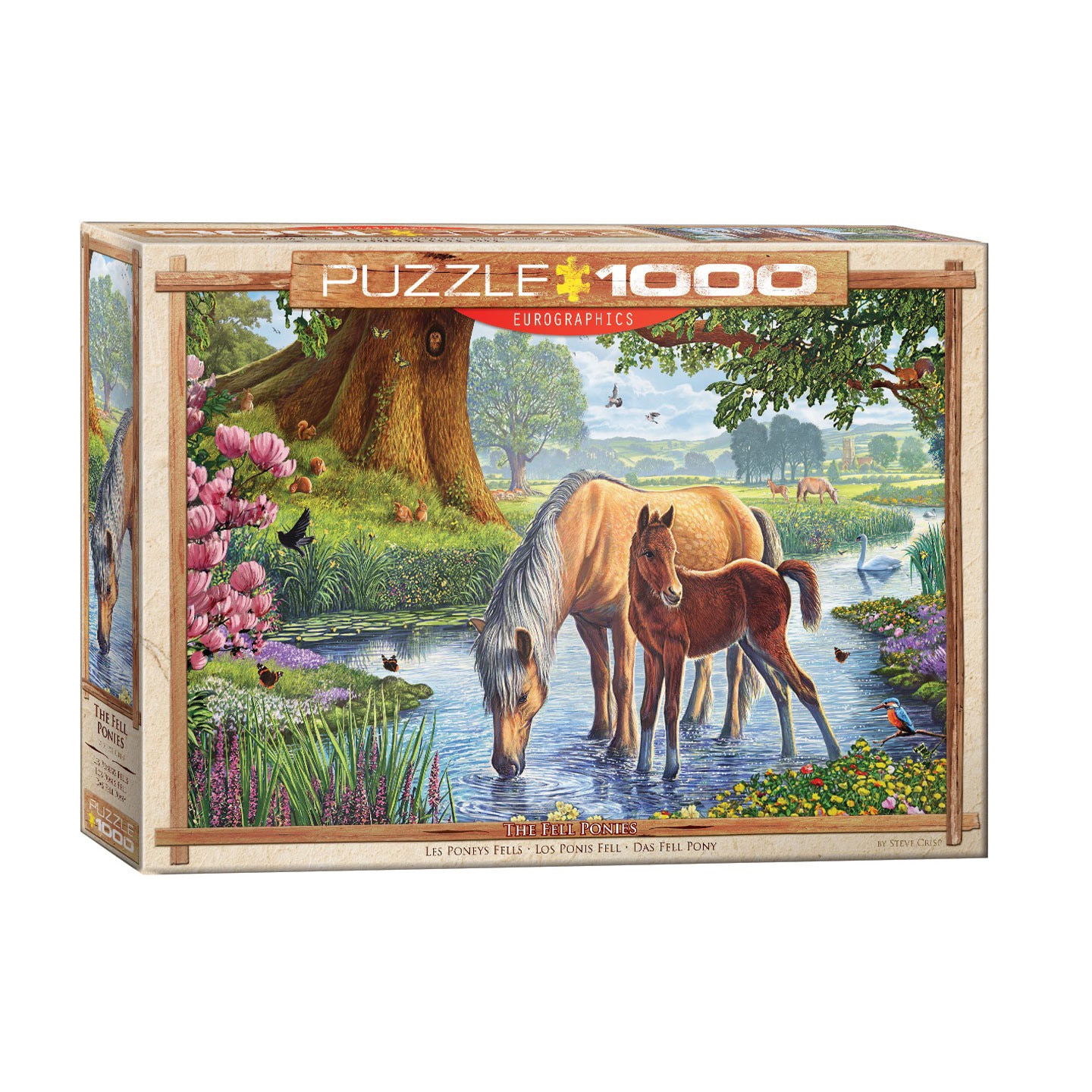 Puzzle Eurographics - Steve Crisp, The fell ponies, 1000 piese