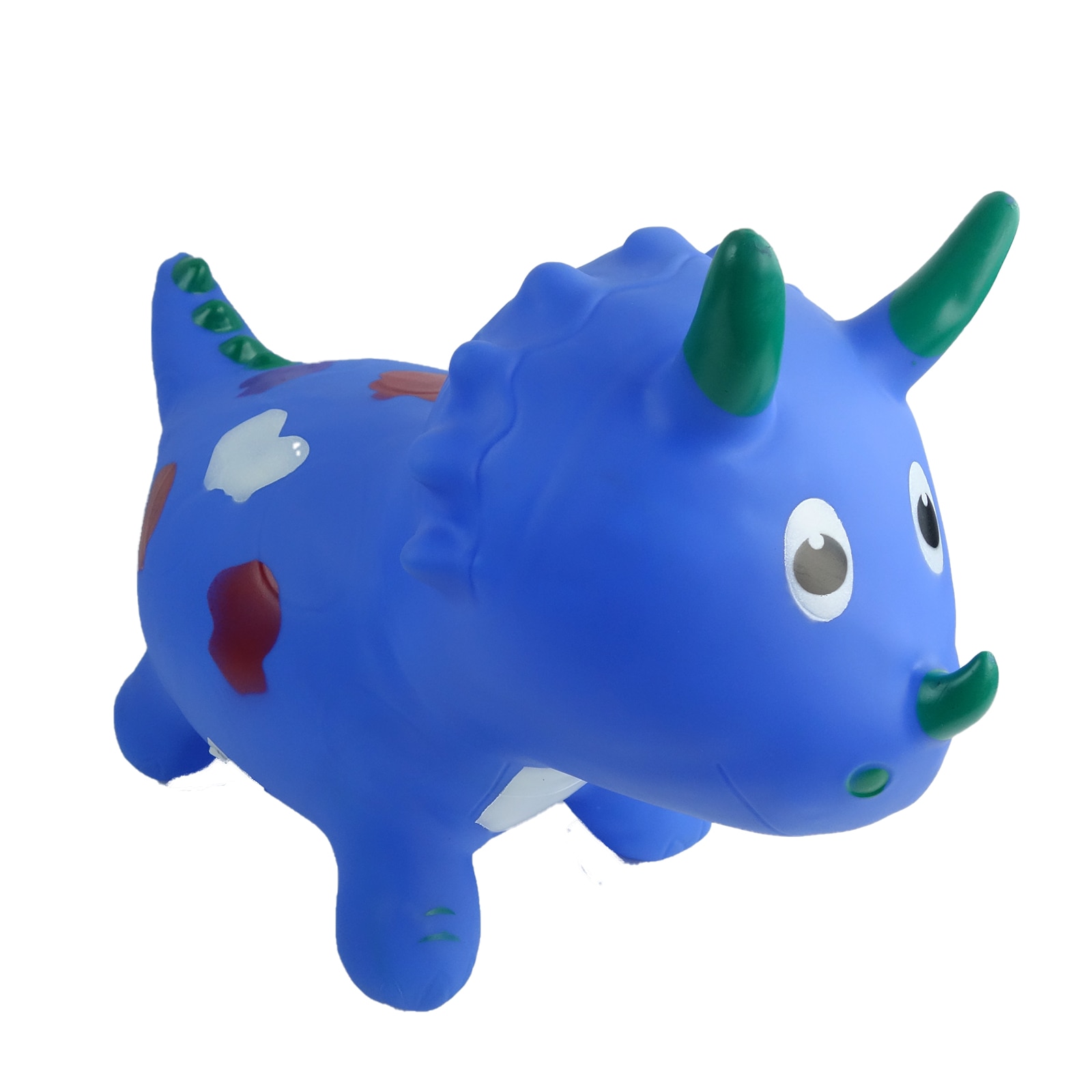 Dinozaur gonflabil, din material elastic, 72 cm lungime, pentru copii, albastru