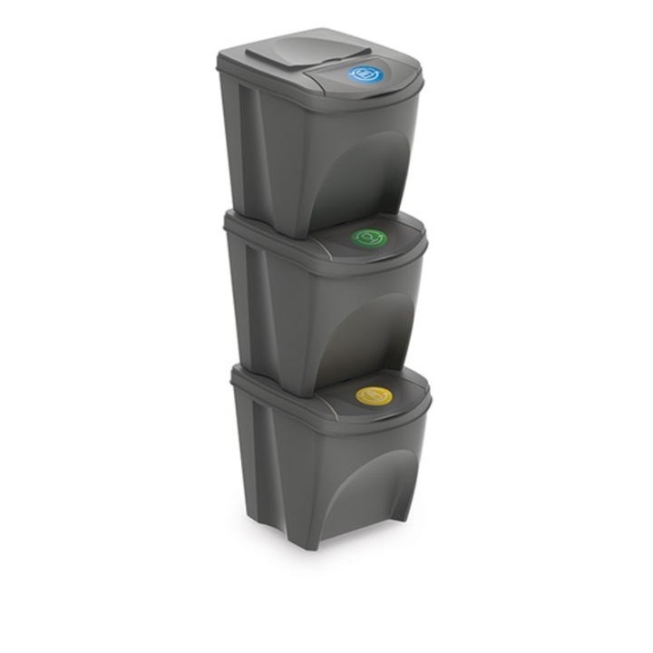 Prosperplast Sortibox 3x25L szelektív szemetes