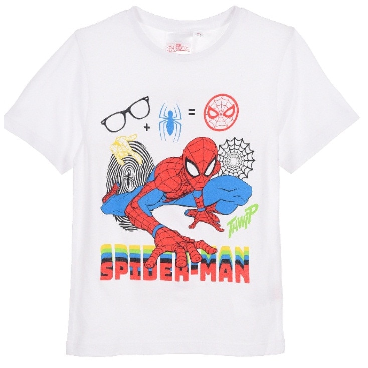 Tricou maneca scurta, SpiderMan, Alb