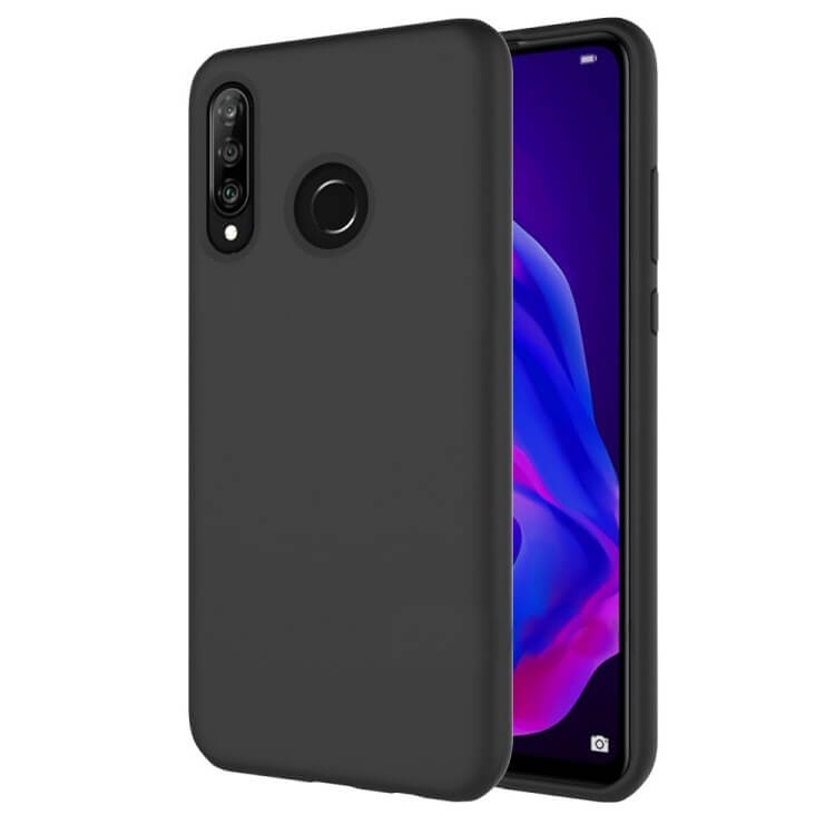 Husa Huawei P30 Lite, Silicon Flexibil, Negru