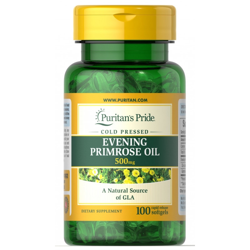 Suplimente nutritive Puritan's Pride Evening Primrose Oil 500 mg, 100 capsule