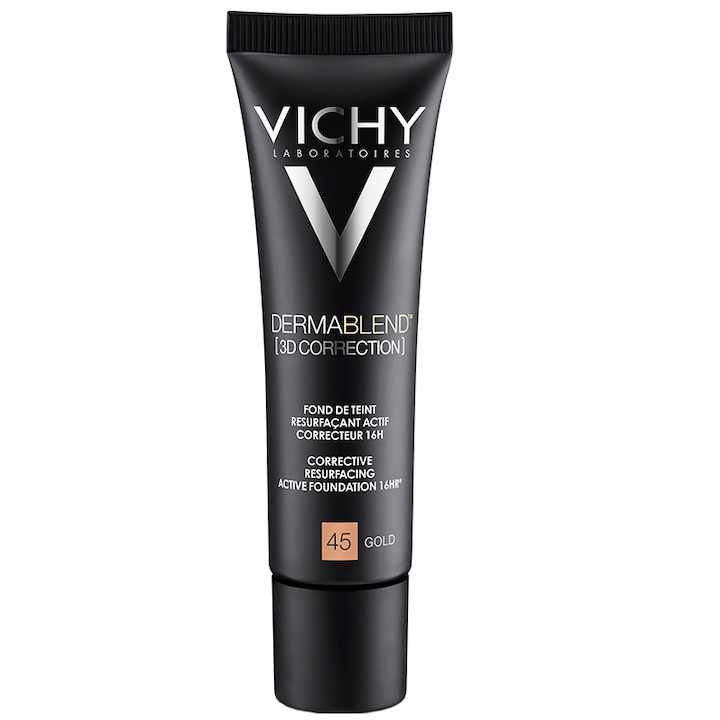 Vichy Dermablend 3D korrekciós alapozó bőrfelszín-kisimító hatással, 45, 30 ml