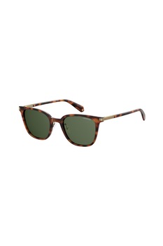 Polaroid, Ochelari de soare cu lentile polarizate, Maro/Auriu, 53-22-145 Standard Polaroid, Ochelari de soare cu lentile polarizate, Maro/Auriu, 53-22-145 Standard