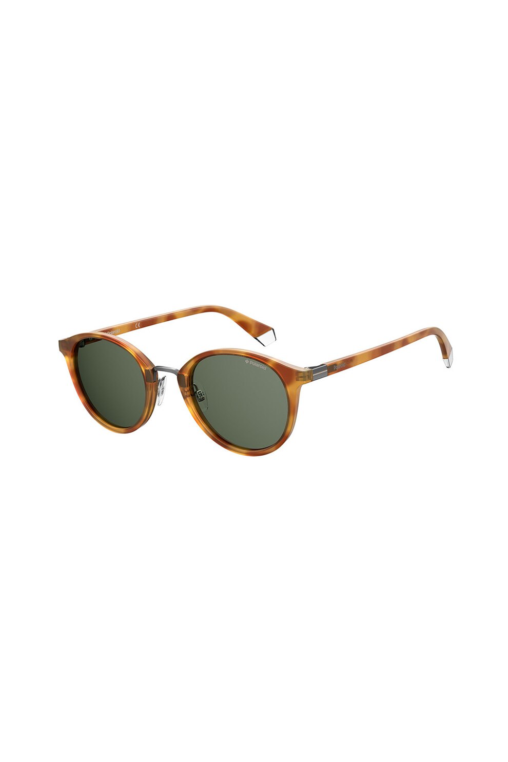Polaroid, Ochelari de soare pantos unisex cu lentile polarizate, Oranj stins, 50-24-145 Standard