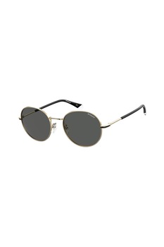 Polaroid, Ochelari de soare rotunzi unisex cu lentile polarizate, Auriu deschis, 54-20-145 Standard Polaroid, Ochelari de soare rotunzi unisex cu lentile polarizate, Auriu deschis, 54-20-145 Standard