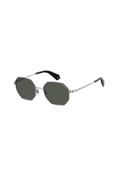 Polaroid, Ochelari de soare rotunzi unisex, Argintiu, 53-19-145 Standard Polaroid, Ochelari de soare rotunzi unisex, Argintiu, 53-19-145 Standard