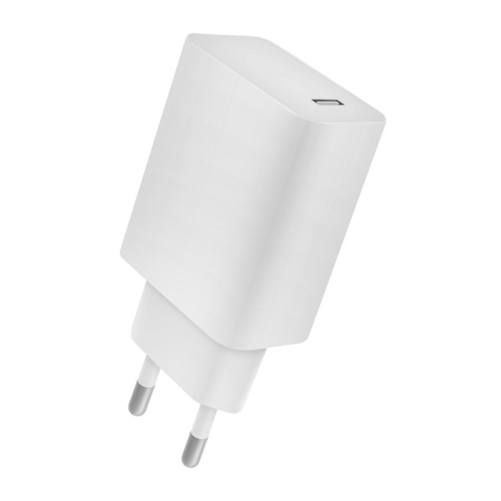 Blautel 4-OK hálózati töltő Type-C aljzat (5V / 2400mA, 18W, PD gyorstöltés támogatás), Fekete