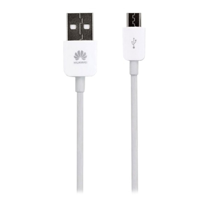 Huawei adatkábel és töltő (microUSB, 100 cm), Fehér