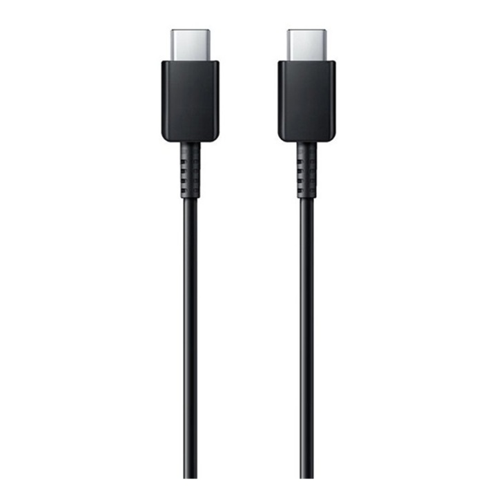 Samsung adatkábel és töltő (Type-C / Type-C, 100 cm, gyorstöltés támogatás), Fekete