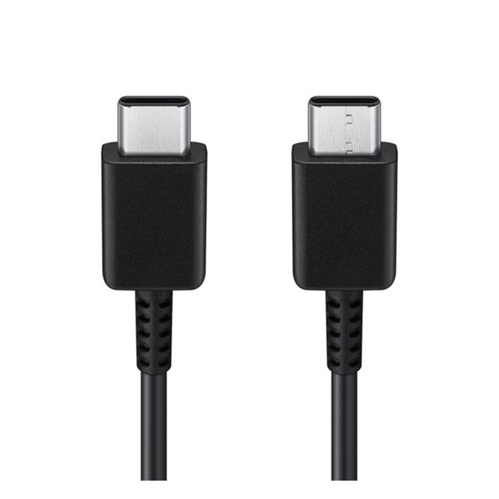 Samsung adatkábel és töltő (Type-C / Type-C, 100 cm, PD gyorstöltés támogatás), Fekete
