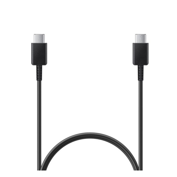 Samsung adatkábel (Type-C / Type-C, 100 cm, gyorstöltés támogatás), Fekete