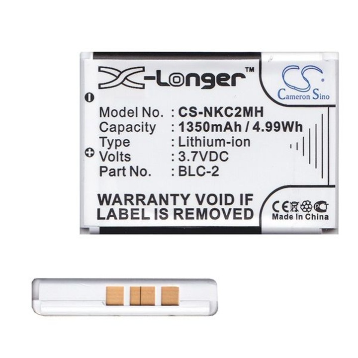 Cameron Sino Akkumulátor 1350 mAh LI-ION (BLC-1 / BLC-2 / BMC-3 kompatibilis) (Nokia 681)