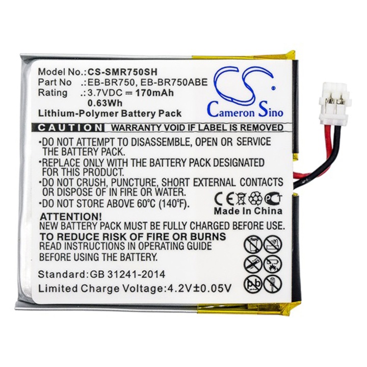 Cameron Sino Akkumulátor 170 mAh LI-Polymer (belső Akkumulátor, EB-BR750ABE kompatibilis) (Samsung Gear Sport)