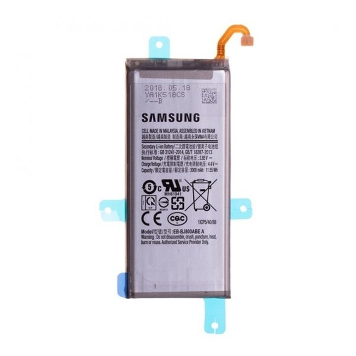 Samsung Akkumulátor 3000 mAh LI-ION (belső Akkumulátor, beépítése szakértelmet igényel) (Samsung Galaxy A6 (218) SM-A6F)