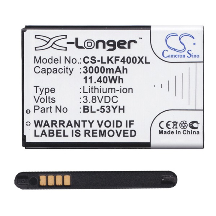 Baterie reincarcabila t BL-53YH EAC62378905 pentru LG G3 D855 LS990 D850 D851 F400, CS-LKF400XL