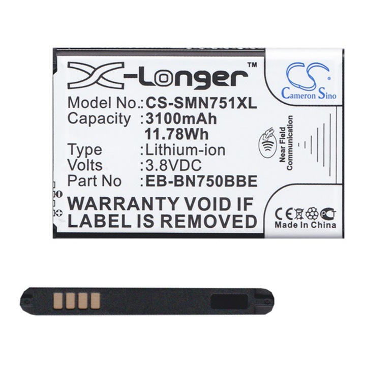 Cameron Sino Akkumulátor 3100 mAh LI-ION (NFC, EB-BN750BBC / EB-BN750BBE kompatibilis) (Samsung Galaxy Note 3 Neo (SM-N755))