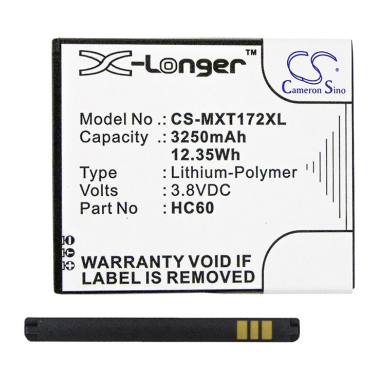 Cameron Sino Akkumulátor 3250 mAh LI-Polymer (HC60 / SNN5979A kompatibilis) (Motorola Moto C Plus (XT1723))